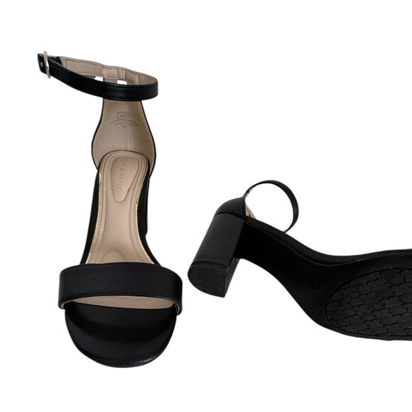 Kelly & Katie Block Heel Black Sandal Size 6.5 - Picture 8 of 9